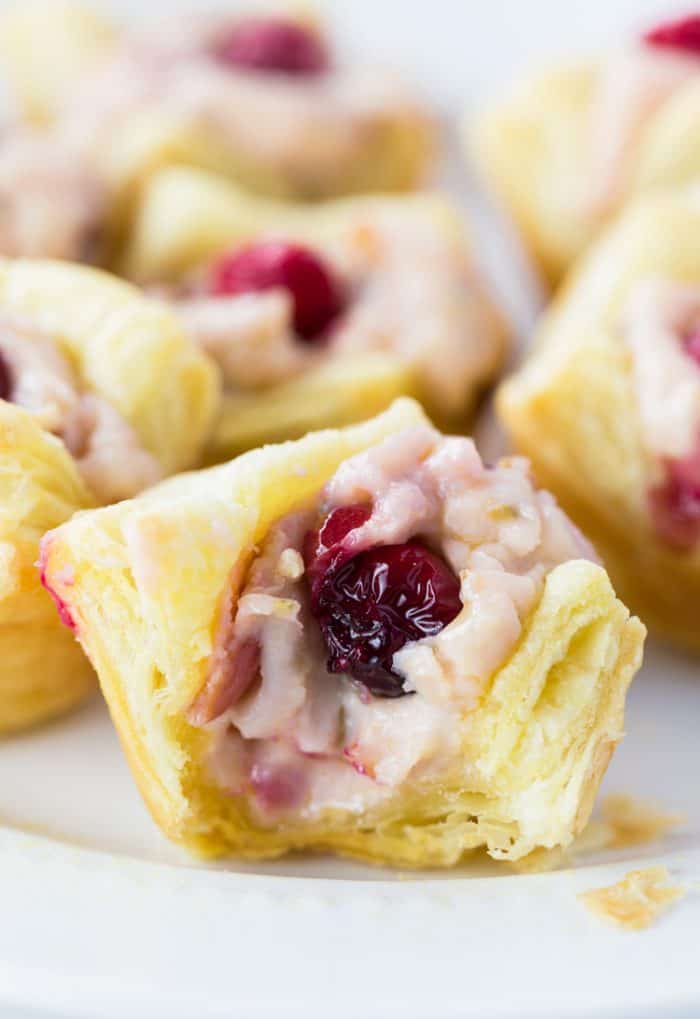 Sweet Cream Cheese Cranberry Tartlets